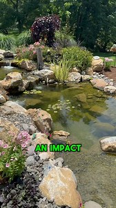 An Aquascape Ecosystem Pond, beautifully crafted by @delcopondsandwater built for local police officers and their loyal K9 companion | Greg Wittstock the Pond Guy