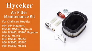 Air Filter Tune-Up Kit for Stihl 044 MS440 MS441 046 MS460 MS461 066 MS660 064 MS640 MS650 088 MS880 MS881 MS780 Chainsaw Heavy Duty 0000 140 4407 Air Filter Chain Bar Nut Maintenance Part