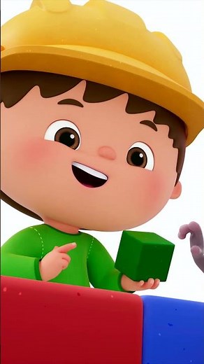 Charlie Bouwt met Kleurrijke Blokken 🧱 | BabyTV Kinderen