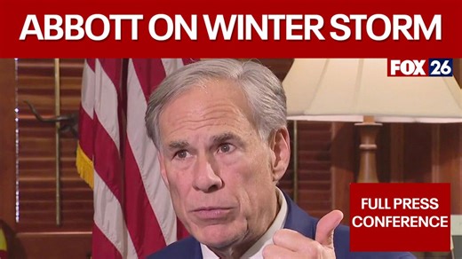 Houston winter storm: Weather briefing from Gov. Abbott and state officials