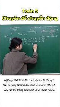 Motion Math - Grade 5 Math #mathcoduyen #toantuduy #thivao6clc