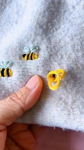 105K views · 1.1K reactions | Little bee embroidery  #embroidery #sewing #reelsfypシ #stitch #design #fbreelsfypシ゚ | Hand Embroidery Designs by Priyanka | Facebook