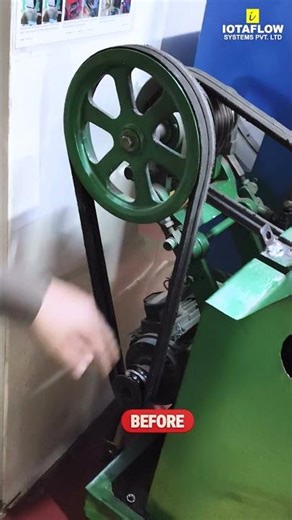 Hands and Clothes Safe Now: Open Belt Machine Improved with Smart Safety Cover #leaninindia