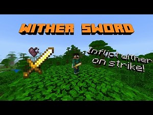 Wither Sword - MCBE Command Block Tutorial