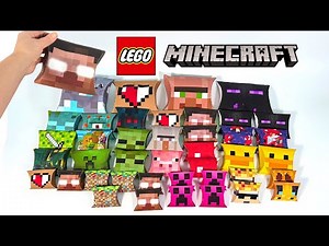 LEGO Minecraft MOB PETS 50+ Blind Bags unboxing!
