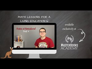 Math Lessons Level 6 Master Books Academy Course Promo // Master Books Homeschool Curriculum