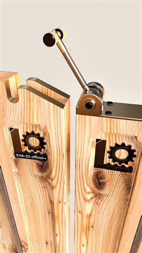 For animals and pet's small lock that lock them inside #shrots #woodenlock