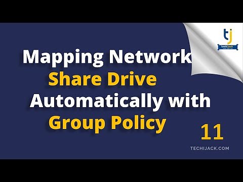 How to Map Network Drive - Using Group Policy | Windows Server 2025