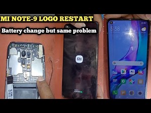 Xiaomi Note-9 first logo and restart problem solution 2025