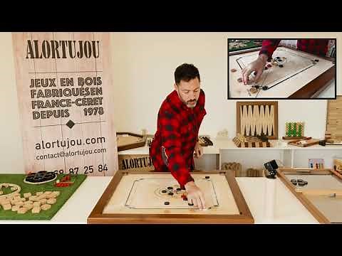 Règle du jeu du CARROM (BILLARD INDIEN) par Alortujou - Jeux en bois