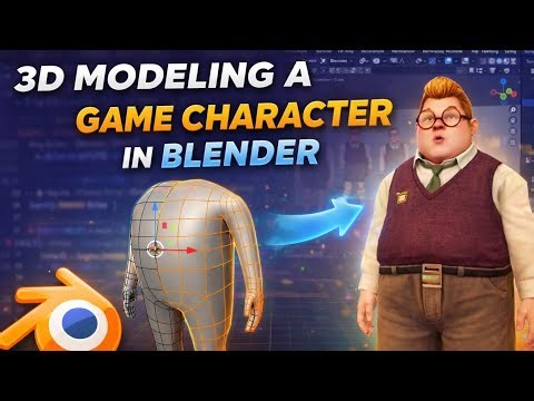 How to Model a Game Character in Blender (Step-by-Step Guide)