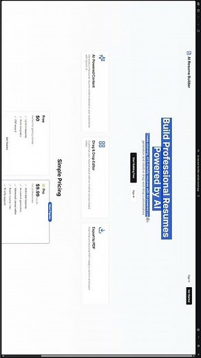 I Built an AI Resume Builder with Google's Gemini API for my College Competition! 🚀