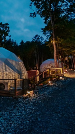 Nature on the outside. Glamour on the jnside. Come glamp with us at Glamp Blue Ridge! #glamping #fallbranchfalls #atlantaadventures #glampblueridge #blueridgemountains #blueridgega
