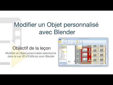 Tutoriel Vidéo de CerTus HSBIM - Modifier un Objet personnalisé avec Blender - ACCA software