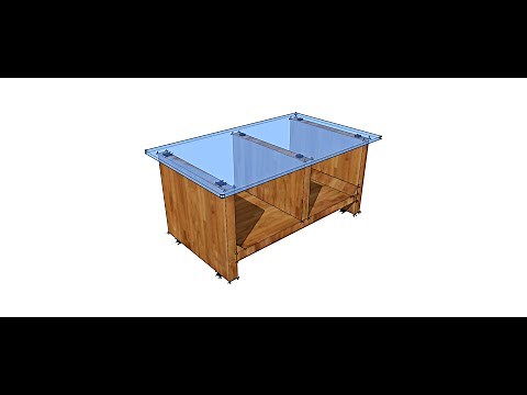 Sketchup tutorial 2 - 3D COFFEE TABLE