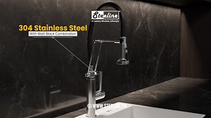 Up, down, back, and forth — it follows your lead! Meet the Steeline Kitchen Faucet SL-40331SS — designed for flexibility and precision. ✨ Honeycomb Neoperl Aerator for smooth, splash-free flow 🚿 Pull-out performance with dual modes — spray or stream 💧 Stainless steel finish built for long-lasting shine | Steeline