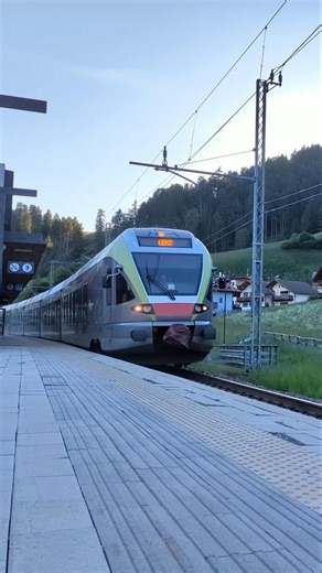 🏔️✨ | Aankomst regionale trein Pustertal #Shorts