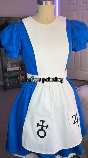 17K views · 1.3K reactions | before and after of my Alice Liddell cosplay ‍↕️ I think adding paint when you can is such an easy way to level up a cosplay! #cosplay #cosplayer #sewing #alicemadnessreturns #aliceliddell #aliceinwonderland #cosmaker | Cee Kaye | Facebook