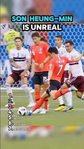 Son Heung-Min Is Unreal