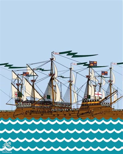 9.5K views · 108 reactions | 21st March 1513, the Mary Rose attempted to prove her value as a sailing vessel by taking part in a race against the rest of the English fleet. SPOILERS: she won. Discover more at https://maryrose.org/blog/historical/museum-blogger/the-mary-rose-racing-yacht/ | The Mary Rose | Facebook