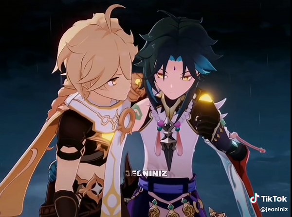 Xiao Saves Aether in Genshin Impact Edit
