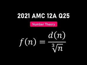 2021 AMC 12A Problem 25 (Number theory)