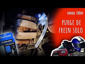 Purger ses Freins Seul ? - Fiat Panda 100HP