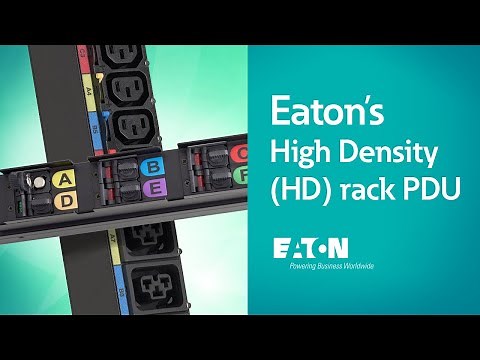 Eaton High Density (HD) rack power distribution unit (PDU)