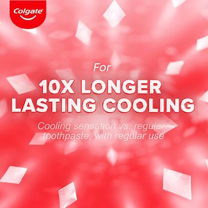 Ang Colgate Fresh Confidence may Advanced Ultrafreeze Technology (vs. previous formulation) na for 10x longer lasting cooling! (cooling sensation vs. regular toothpaste, with regular use) Try it out and let your fresh confidence surprise you! #FreshConfidenceEra ASC C0190P062724C | Colgate