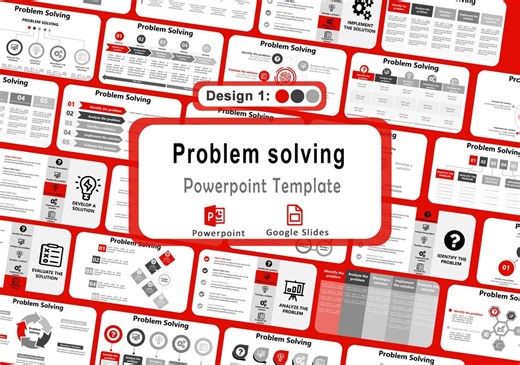 Problem Solving Powerpoint Template, Problem Solving Process, Problem Solving Steps, Art of Problem Solving, Problem Solving Skills - Etsy