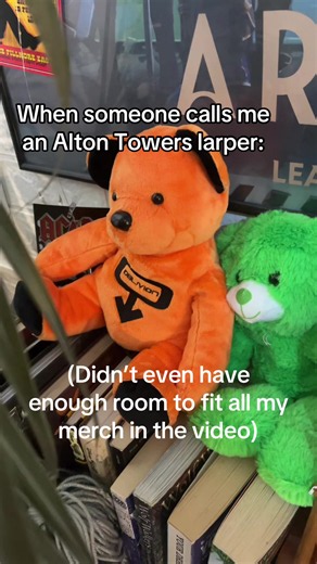 Alton Towers larper room tour — merched theme park setup