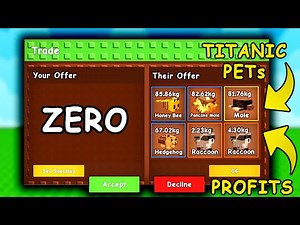 ZERO to TITANIC Pets & PROFITS | Grow A Garden Trading Montage