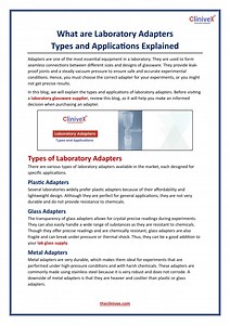 What are Laboratory Adapters - Types and Applications Explained - SlideServe
