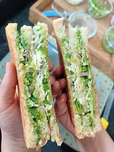 66K views · 797 reactions | Quick and Easy Breakfast Snack - Episode 6 of 4 PM show with Shveta Sheth Text Recipe Link: https://www.zaykakatadka.com/recipe/three-layered-sandwich-veg-cheese-sandwich/ Three Layered Sandwich | 5 minute Veg Recipes | Facebook