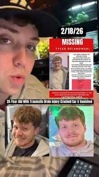 25-YEAR-OLD WITH TRAUMATIC BRAIN INJURY CRASHES CAR & VANISHES