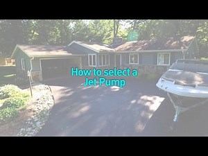 How to Select a Jet Pump