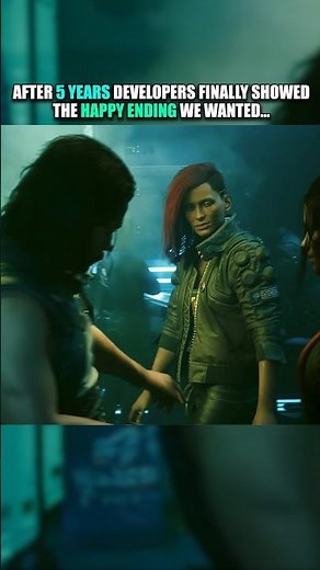 After 5 years Developers made a Happy Ending #shorts #cyberpunk