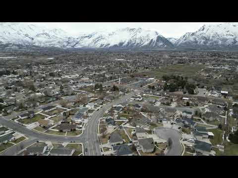 Drone Video of Lehi Utah Winter Landscape | Kenny Crandell