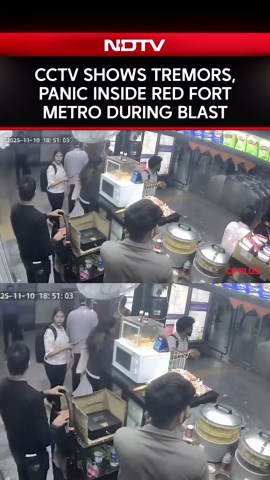 CCTC Shows Tremors, Panic Inside Red Fort Metro Station During Blast