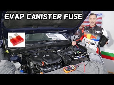 KIA OPTIMA EVAP FUSE, CANISTER VALVE FUSE LOCATION REPLACEMENT