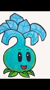 How to Draw Ice Bloom | Plants vs Zombies 2