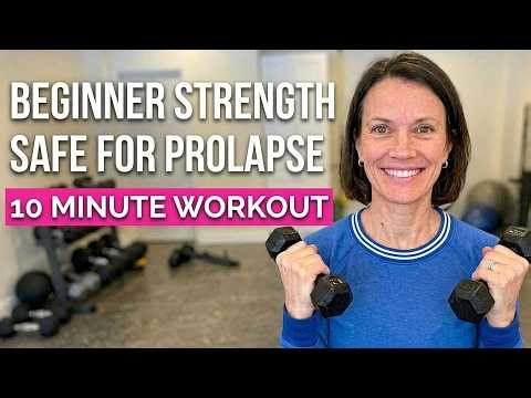 10 Minute Beginner Floor Strength Safe for Prolapse