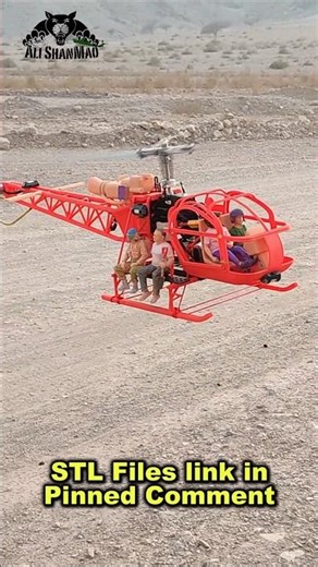 Why Dummy Pilots Love This 3D Printed Lama Helicopter! #shorts