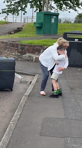 Flying across the world with my wee partner in crime to surprise his Granny Liz for her 60th ❤️ | Jamie Riley