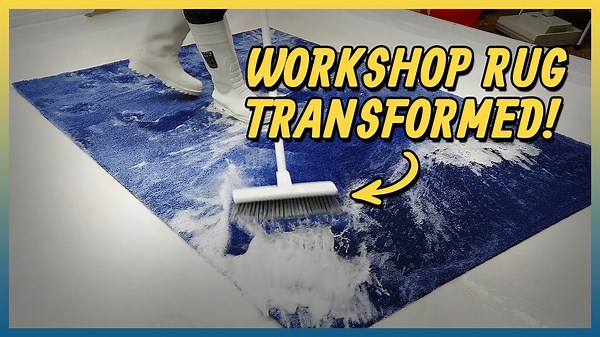 Dirty, Filthy, Workshop Rug | Satisfying Clean