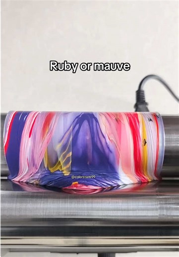Ruby or mauve #guessthecolor #colormixing #satisfying #relaxation #fypシ゚viral