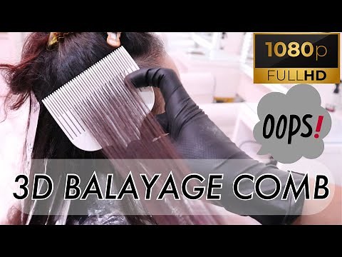 Hair Color 3D Balayage | Comb Technique