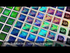 Printing+Hologram Security Label | Holo Solution Inc.