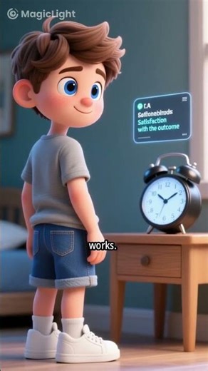 Never Be Late Again! ⏰ How to Set Alarm #3D #shorts