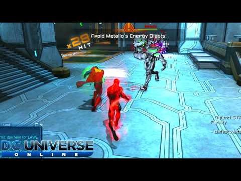 NEW Red Lantern Fights Metallo With Superman In DC Universe Online (4K)